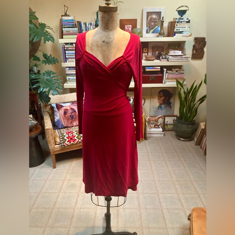 Norma Kamali (RED) Wrap Dress❣️ 🔥